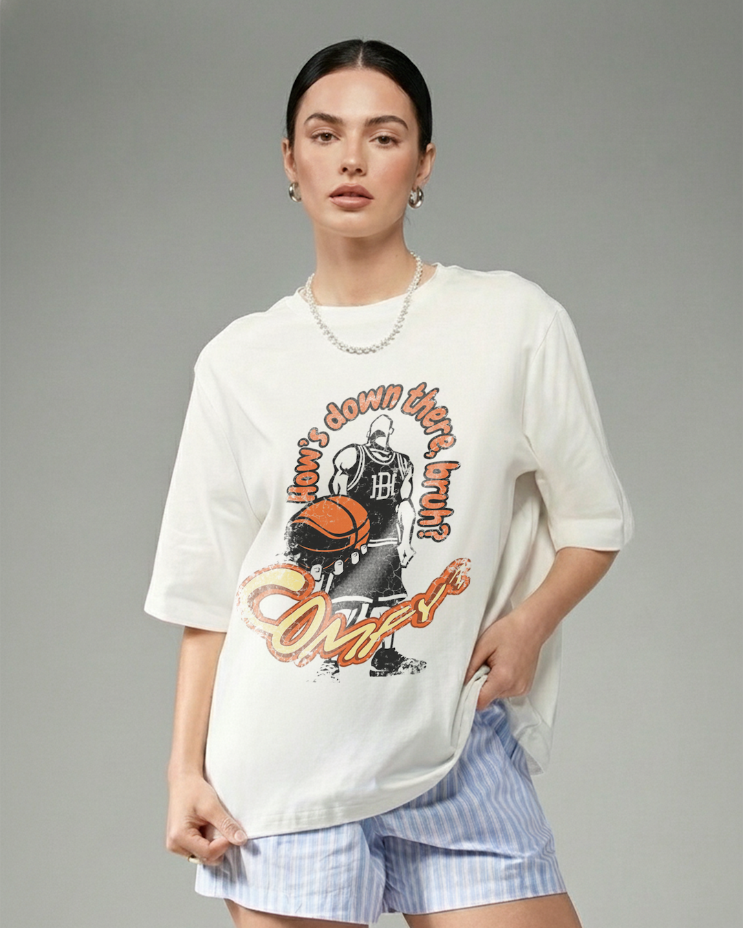 How's Down There? Ballhog Oversized Tee