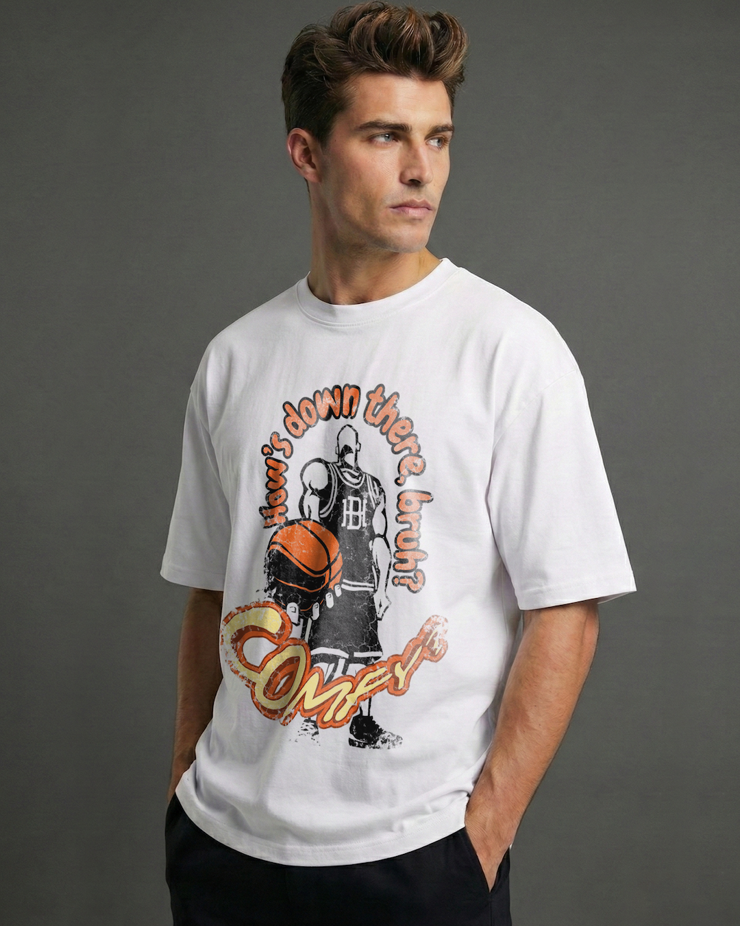 How's Down There? Ballhog Oversized Tee