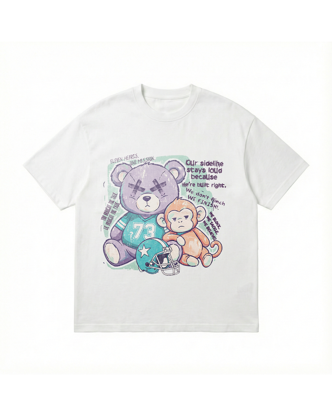 No Mercy Teddy Ballhog Oversized Tee