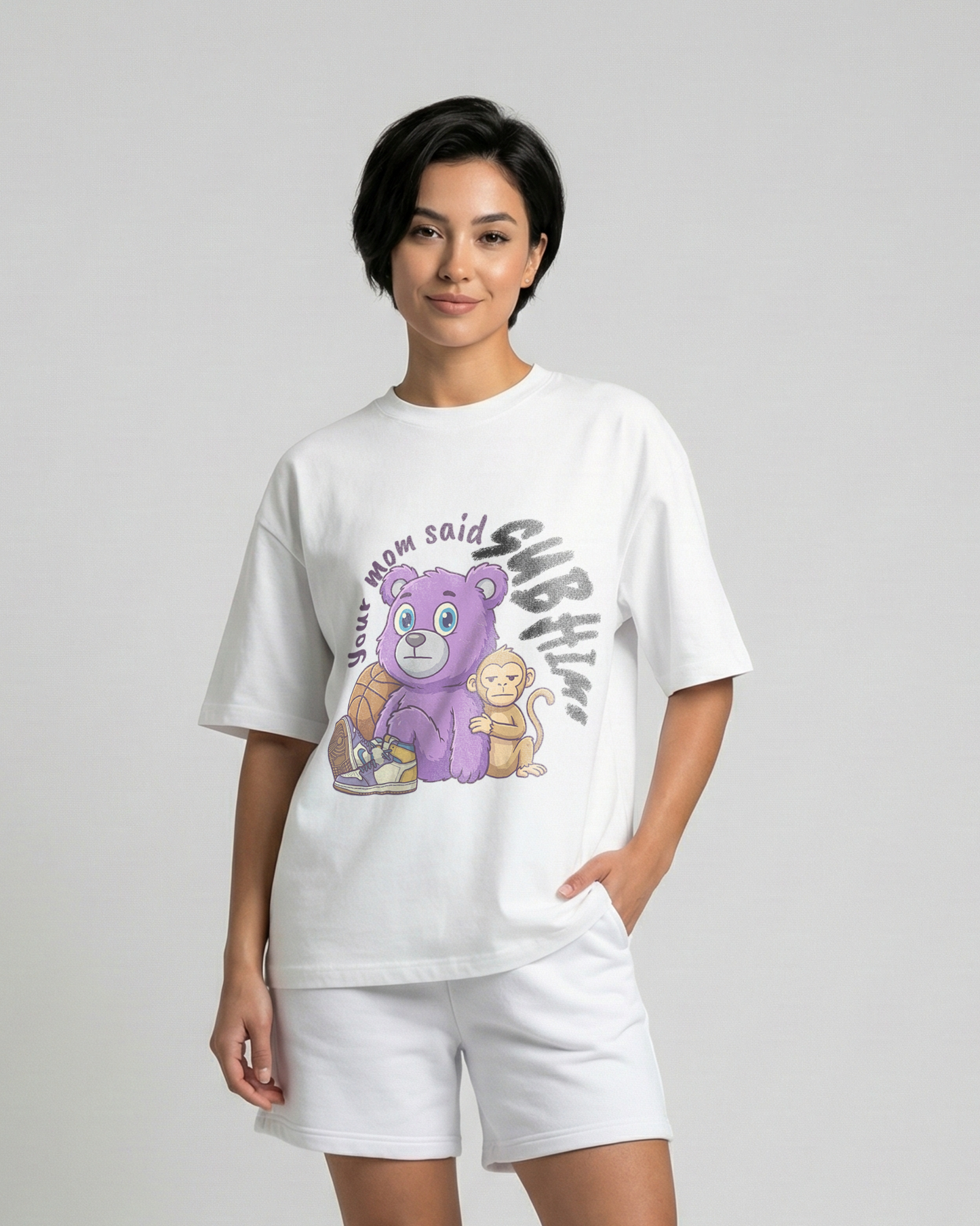 Your Mom Said SUB HIM! Ballhog Oversized Tee