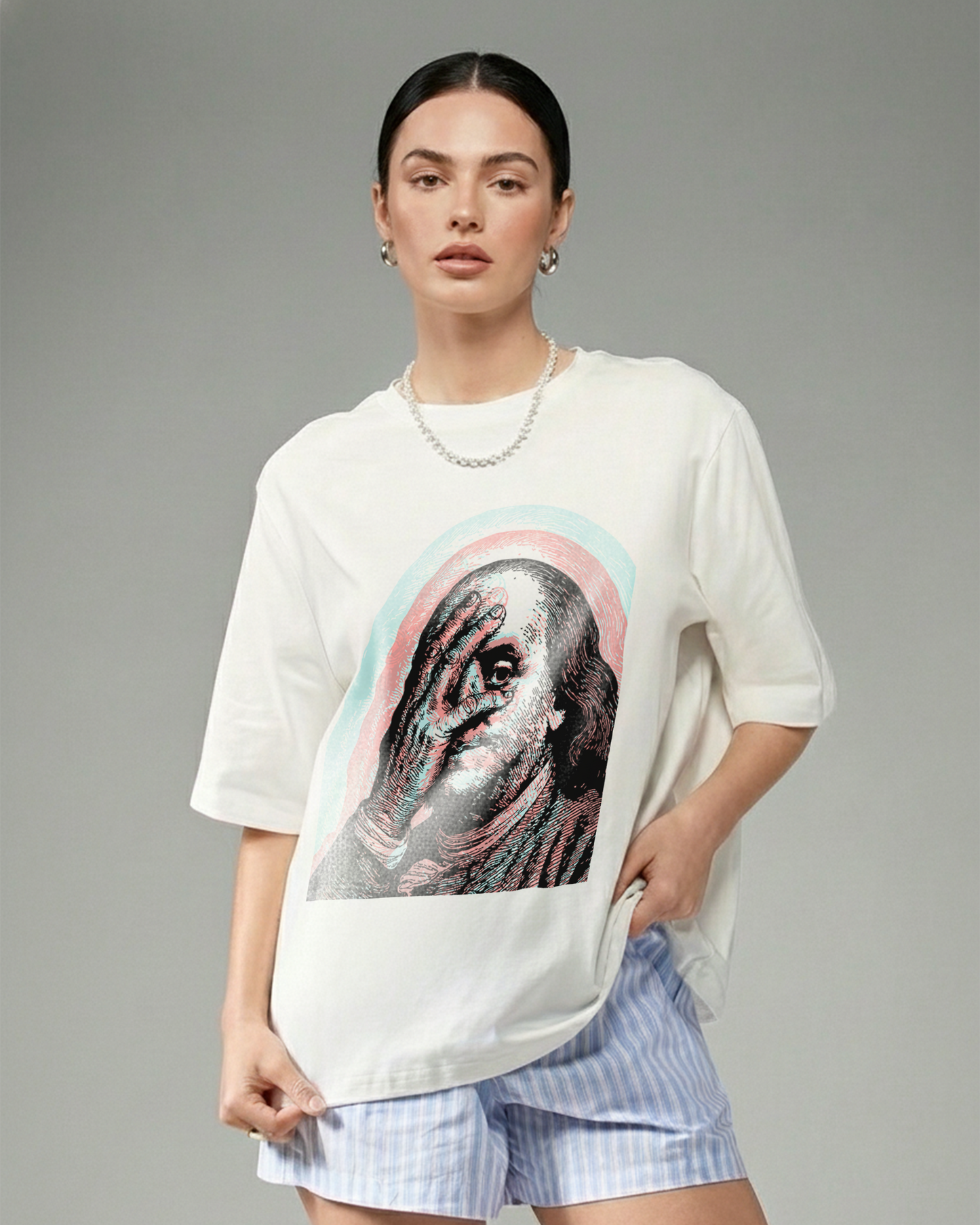 Ben Franklin Delusion Oversized Tee