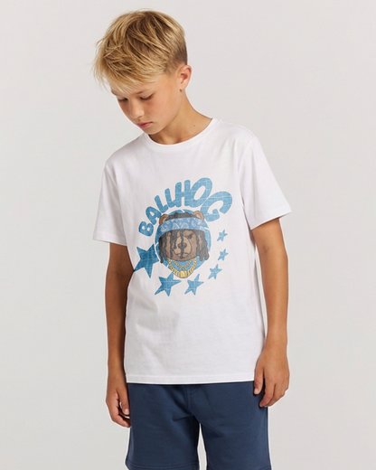 Dreadlocks Blue Star Bear Youth Tee