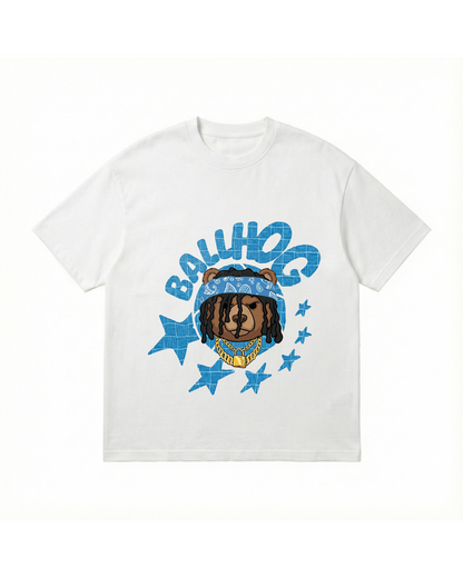 Dreadlocks Blue Star Bear Youth Tee