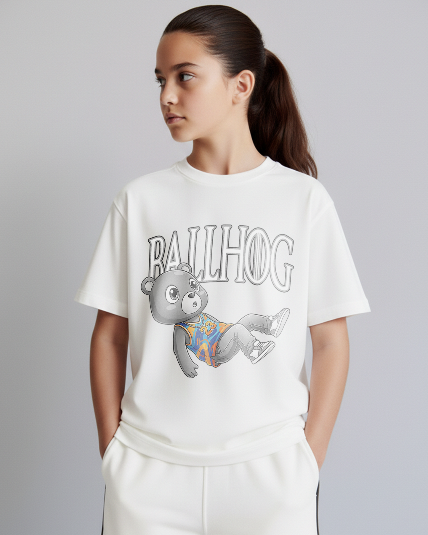 BW Floating Bear Youth Tee