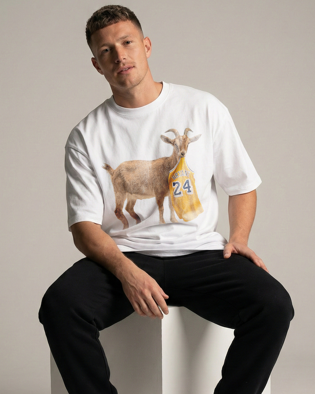 G.O.A.T. Kobe Bryant Oversized Tee