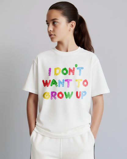 I Don't Wan t To Grow Up Youth Tee