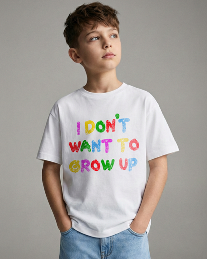 I Don't Wan t To Grow Up Youth Tee
