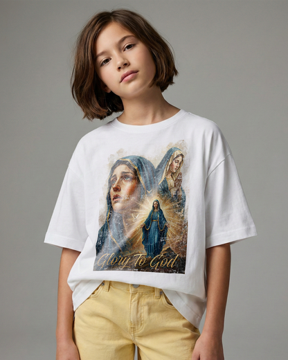 Holy Maria Sacred Light Youth Tee