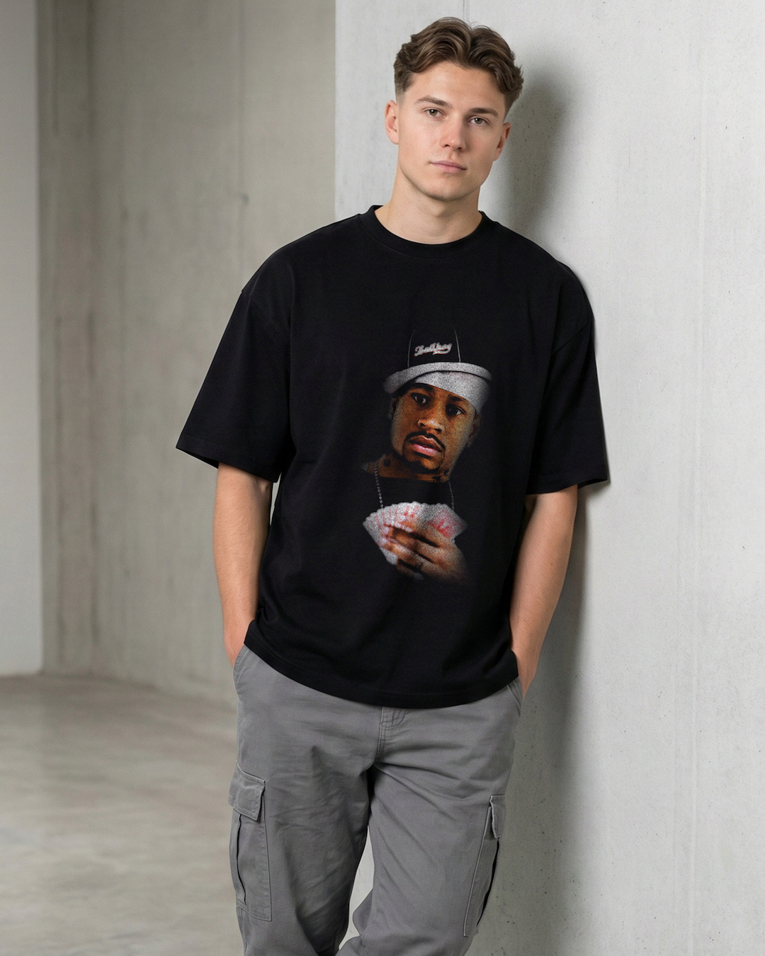 Shocking Allen Iverson Oversized Tee
