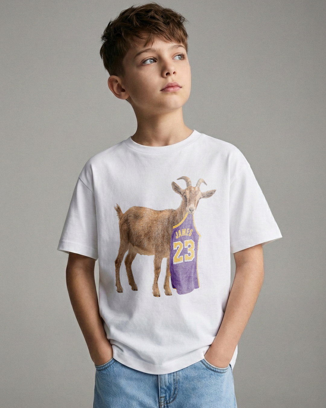 G.O.A.T. LeBron James Youth Tee