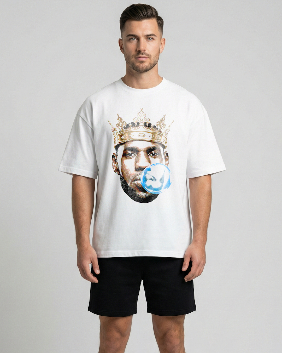 LeBron King Bubble Gum James Oversized Tee