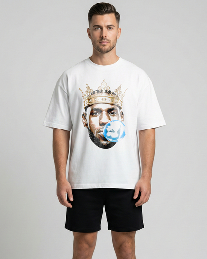 LeBron King Bubble Gum James Oversized Tee