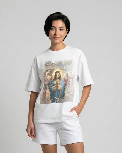 Jesus Divine Presence Edition Ballhog Oversized Tee