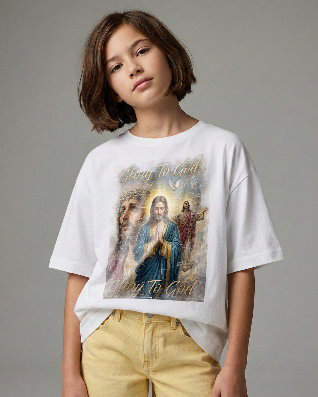 Jesus Divine Presence Edition Ballhog Youth Tee