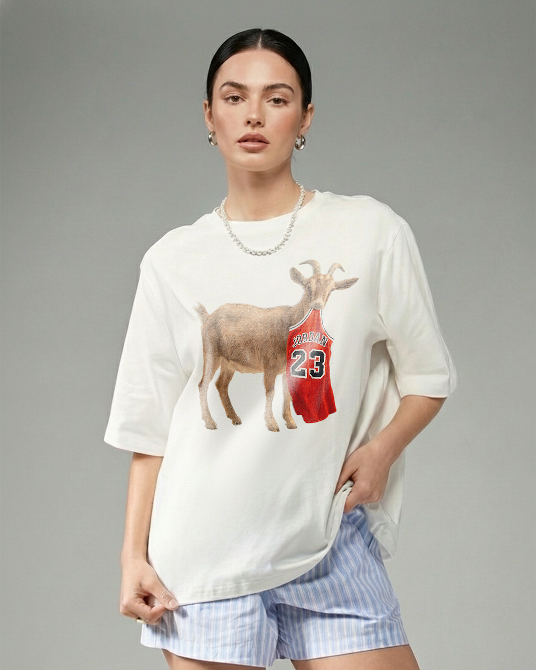G.O.A.T. Michael Jordan Oversized Tee