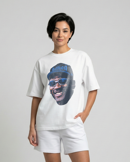 Vibrant Michael Jordan Oversized Tee