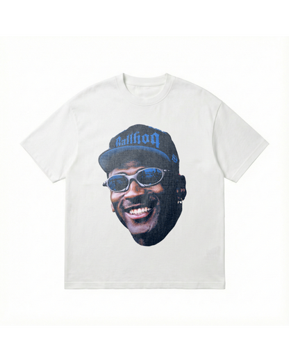 Vibrant Michael Jordan Oversized Tee