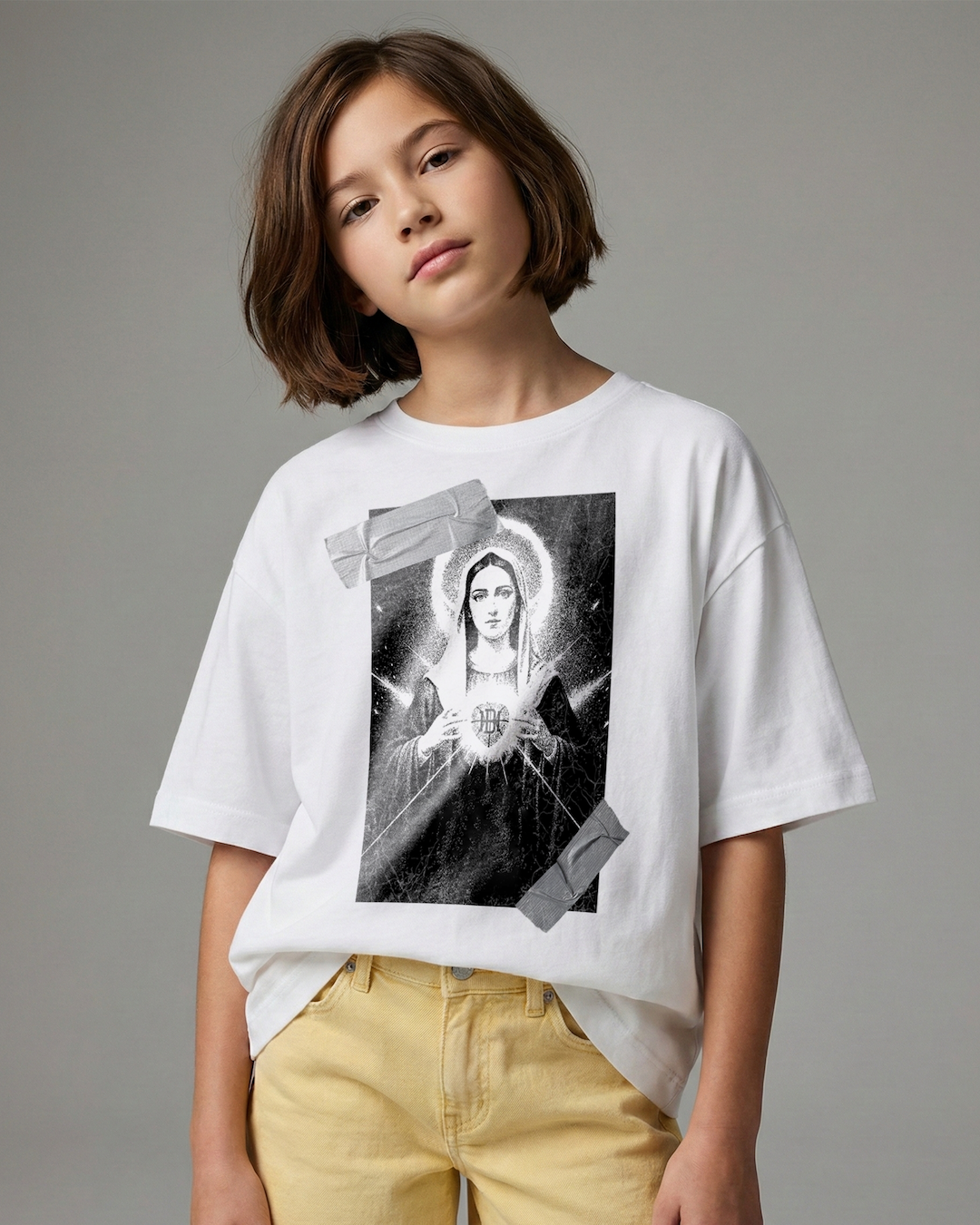 Duct Taped Holy Maria Youth Tee