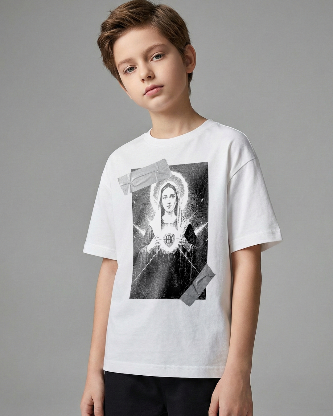 Duct Taped Holy Maria Youth Tee