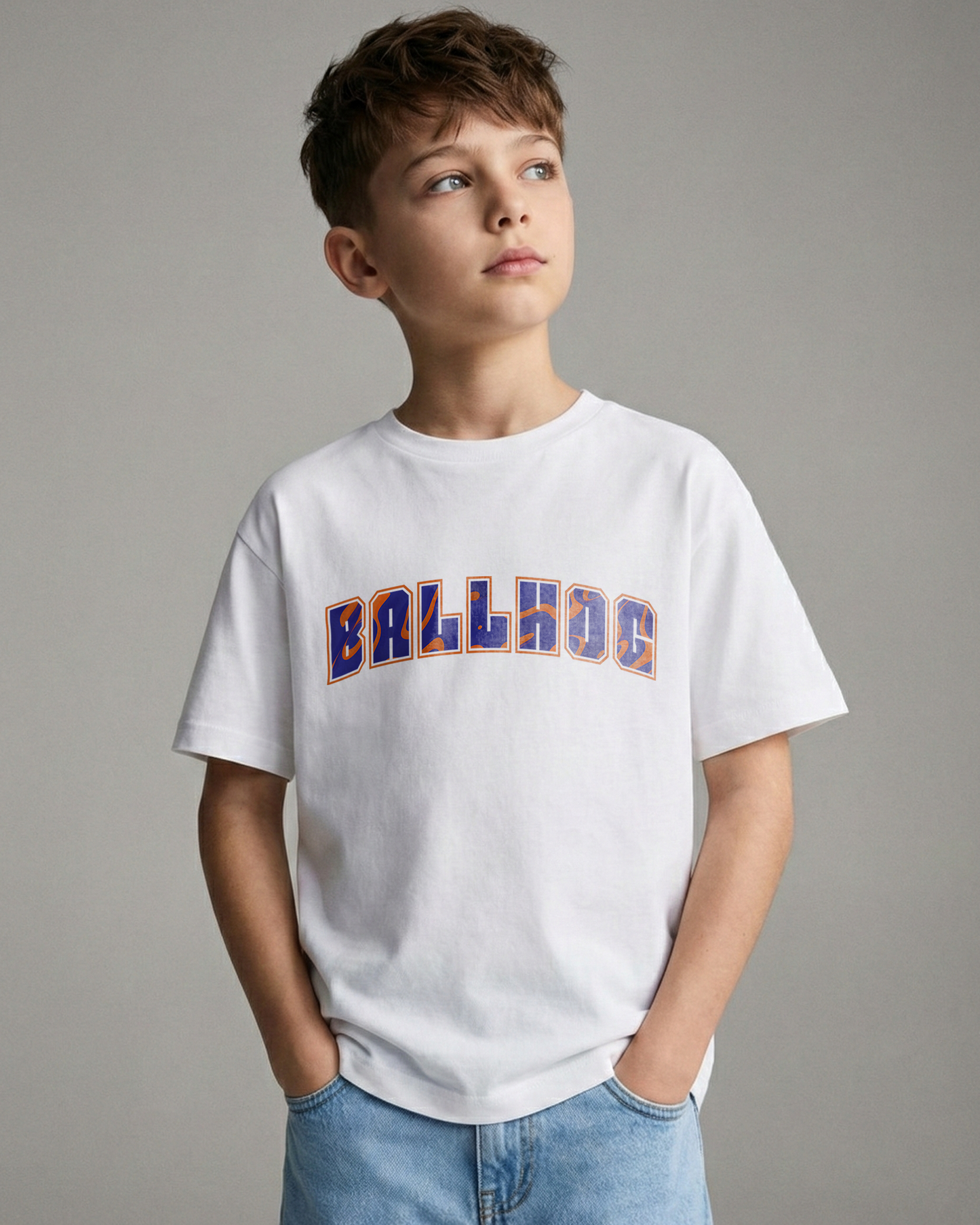Orange Wave Youth Tee