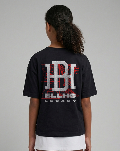 Hot Red Court Legacy Youth Tee