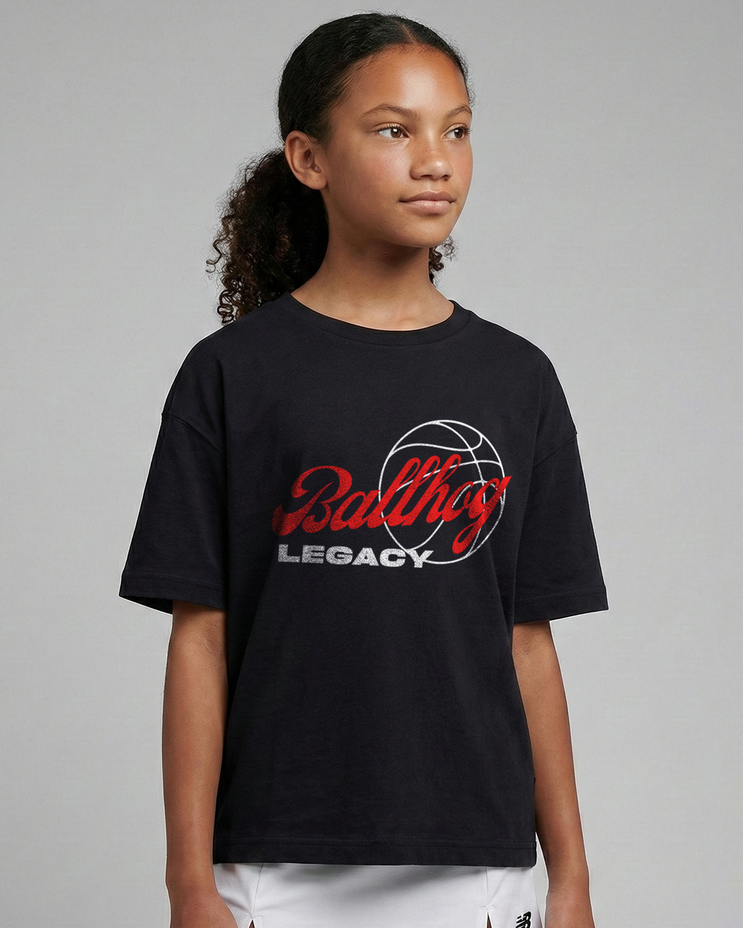 Hot Red Court Legacy Youth Tee