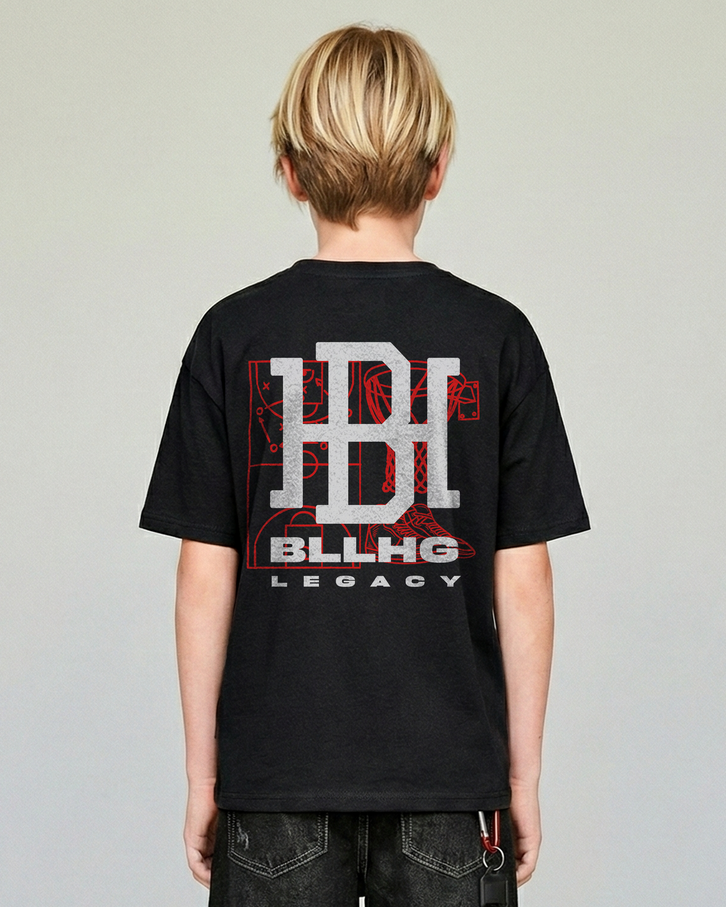 Hot Red Court Legacy Youth Tee