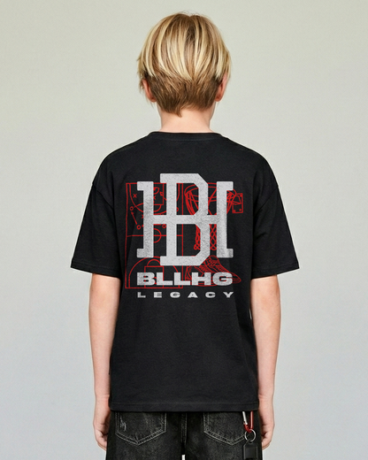 Hot Red Court Legacy Youth Tee
