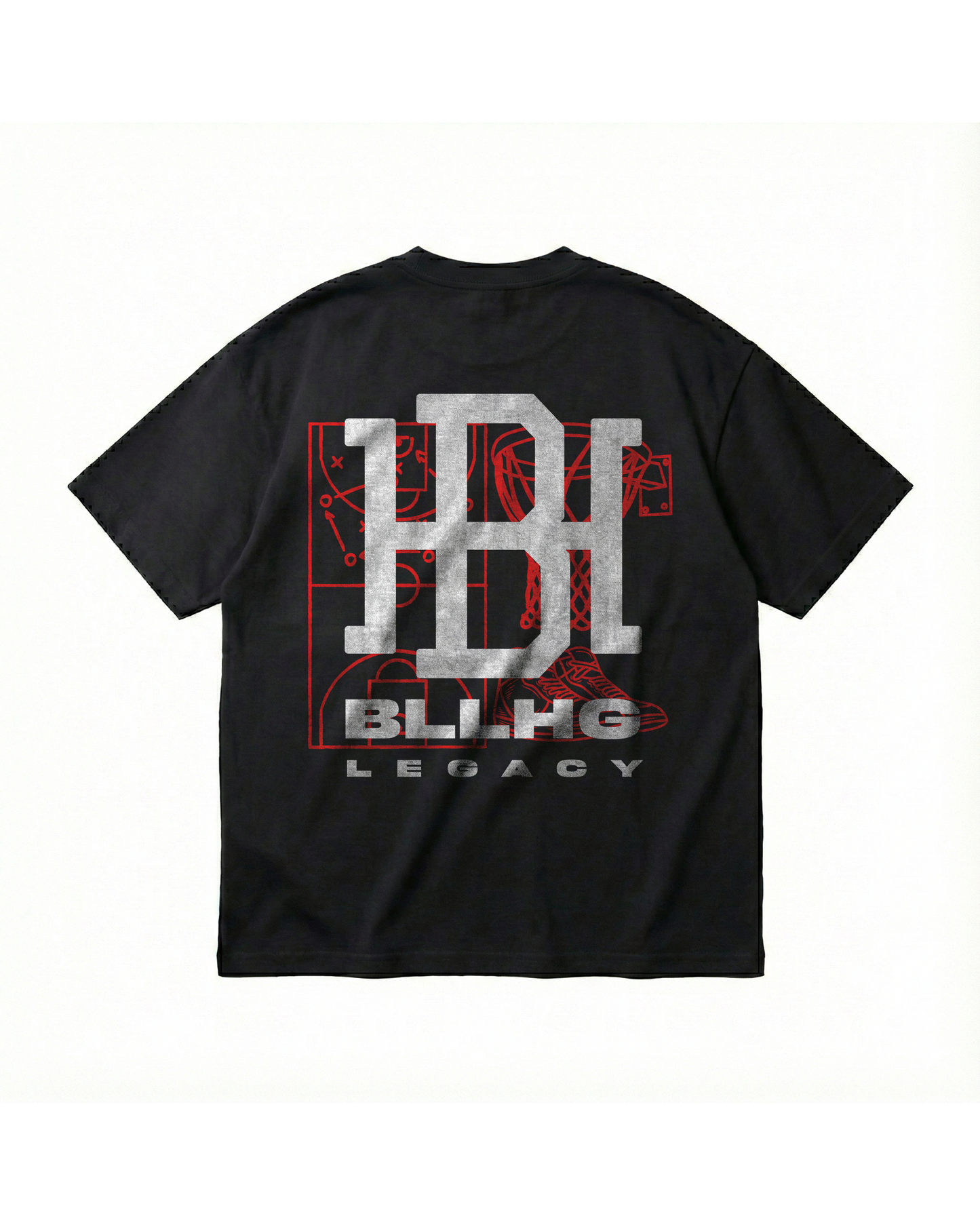 Hot Red Court Legacy Youth Tee