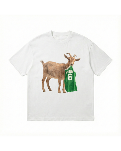 G.O.A.T. Bill Russell Oversized Tee