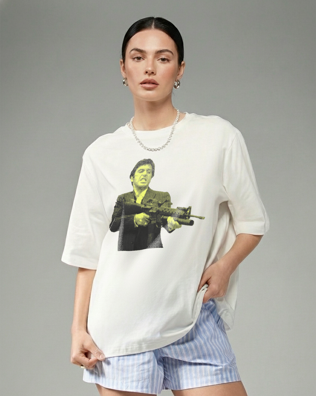 Tony Aggression Oversized Tee
