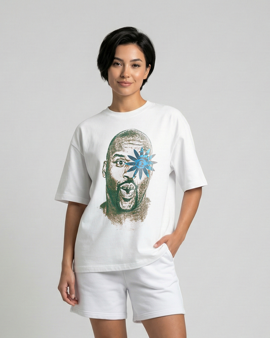 Shaquille O'Neal Star Eye Oversized Tee