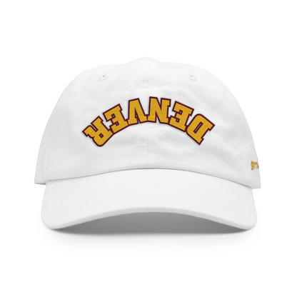 Denver Dad Hat - White