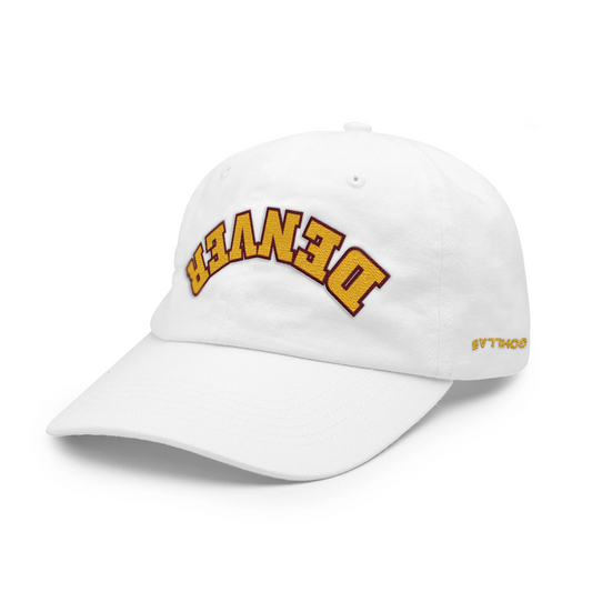 Denver Dad Hat - White